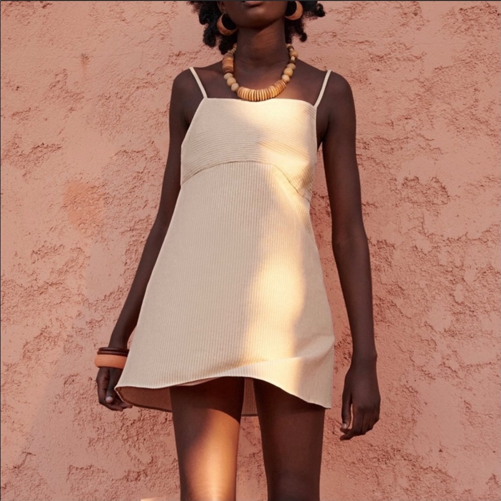 Zara Striped A-Line Dress